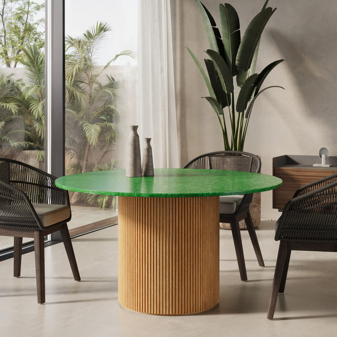 Victoria Glass Ceramic Dining Table