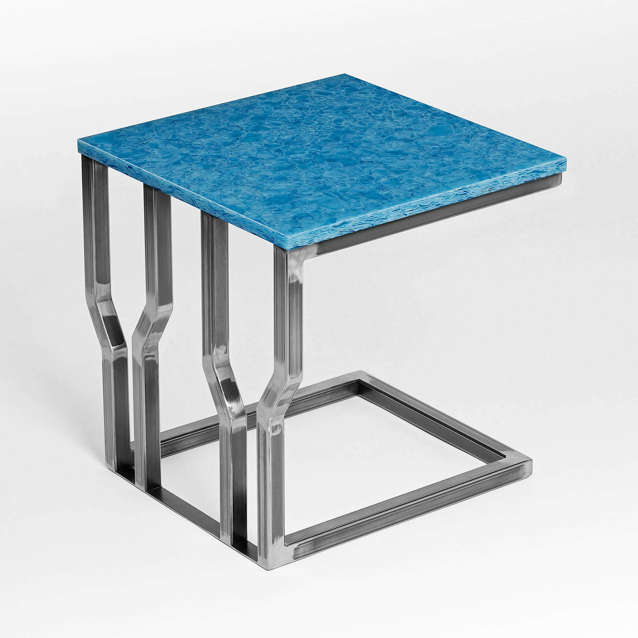 Silicon Valley glass ceramic side table