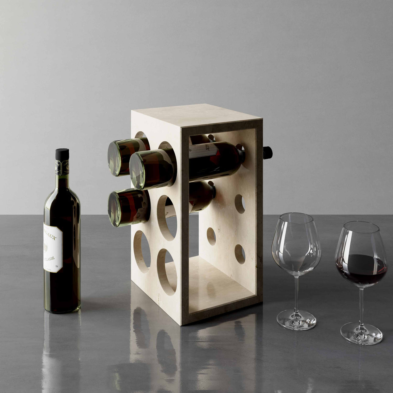 Cape Town marble wine rack