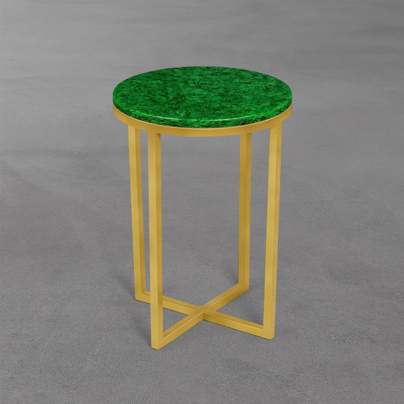 Monte glass ceramic side table