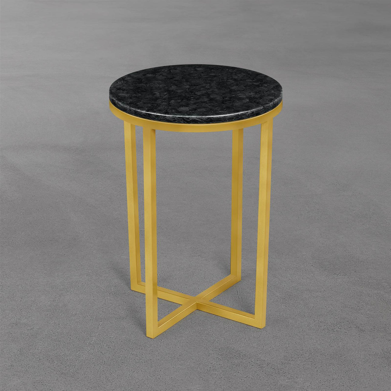 Monte glass ceramic side table