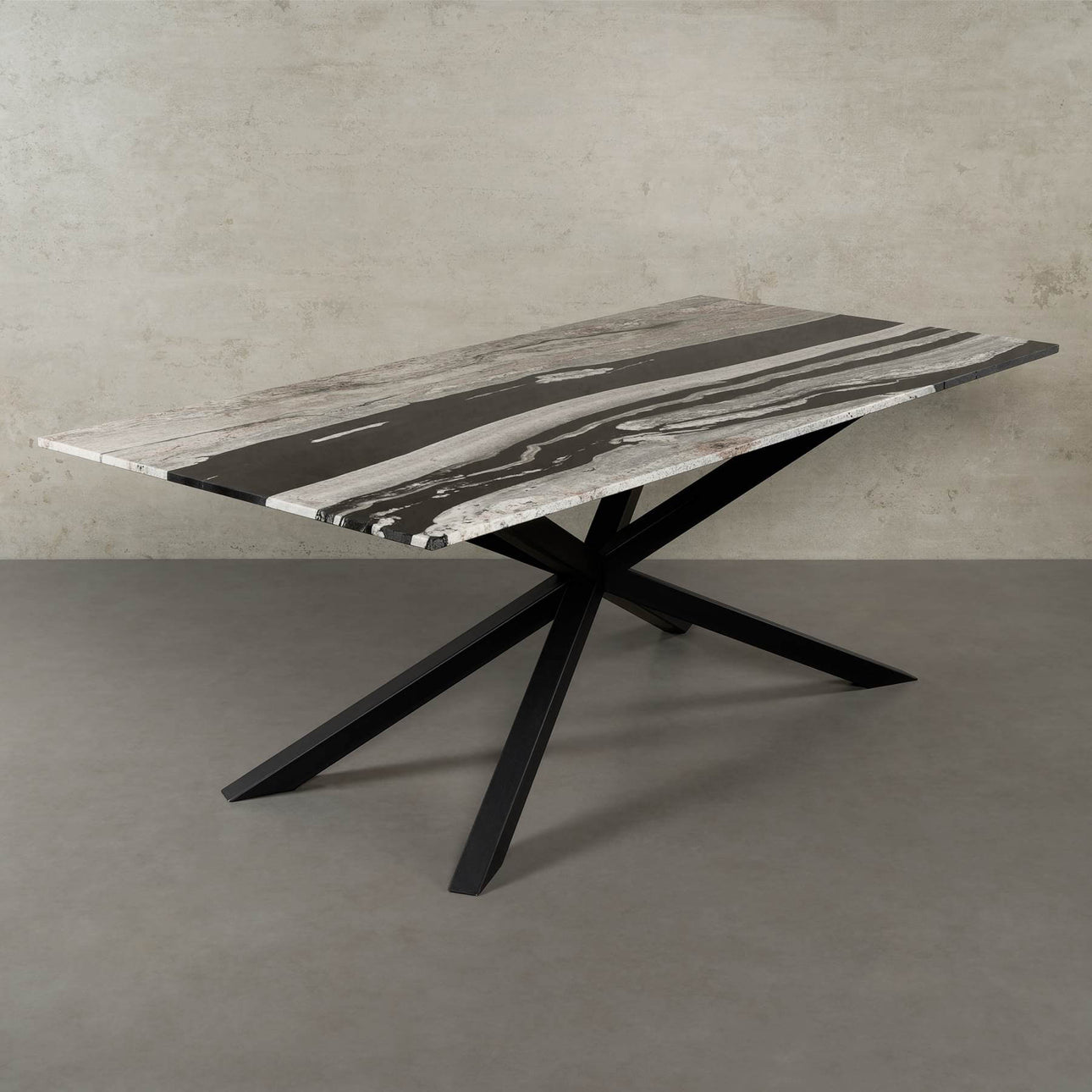 Spider marble dining table